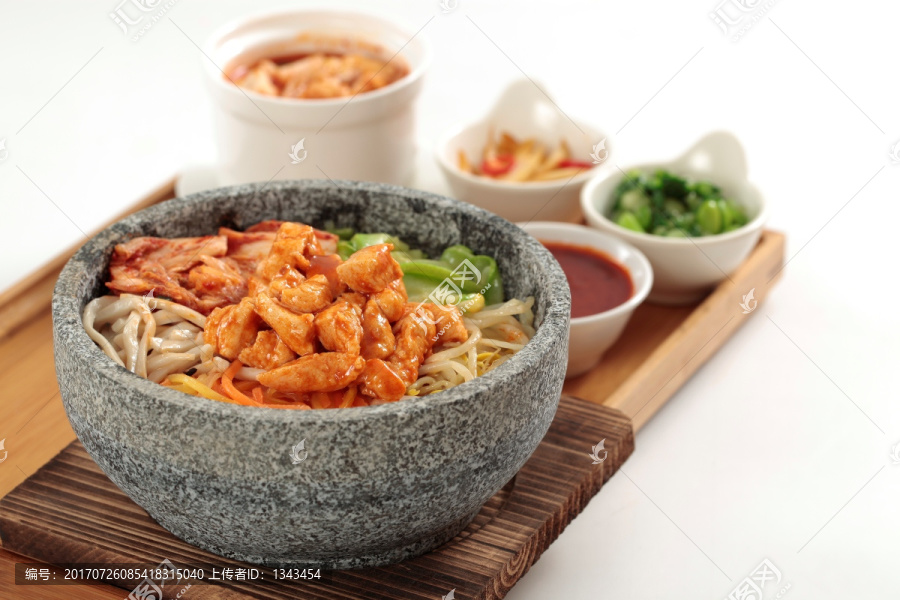 鸡肉拌饭