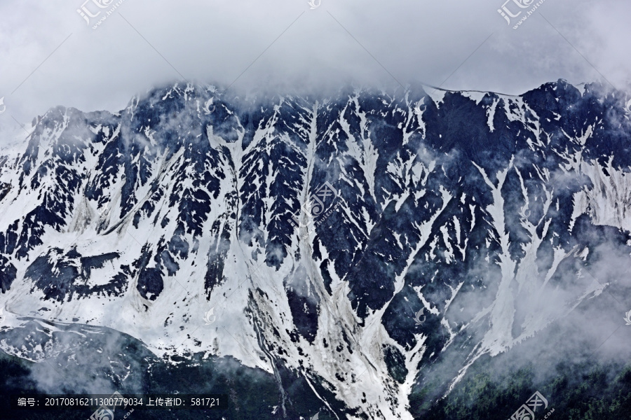 白马雪山,高原冰川