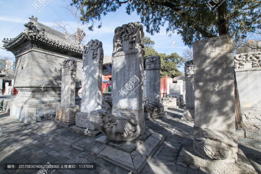 北京东岳庙,石碑