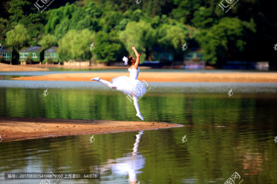 湖景,芭蕾舞