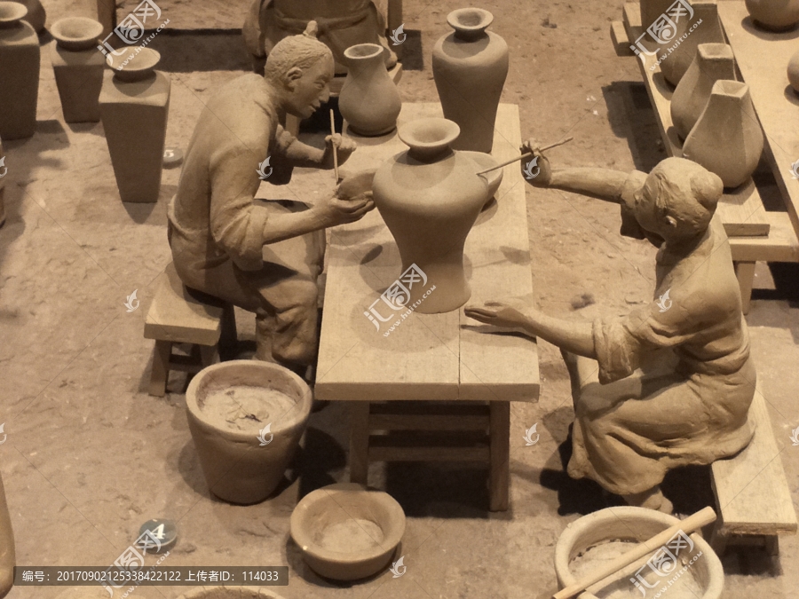 泥塑,景德镇制窑厂制瓷工艺流程
