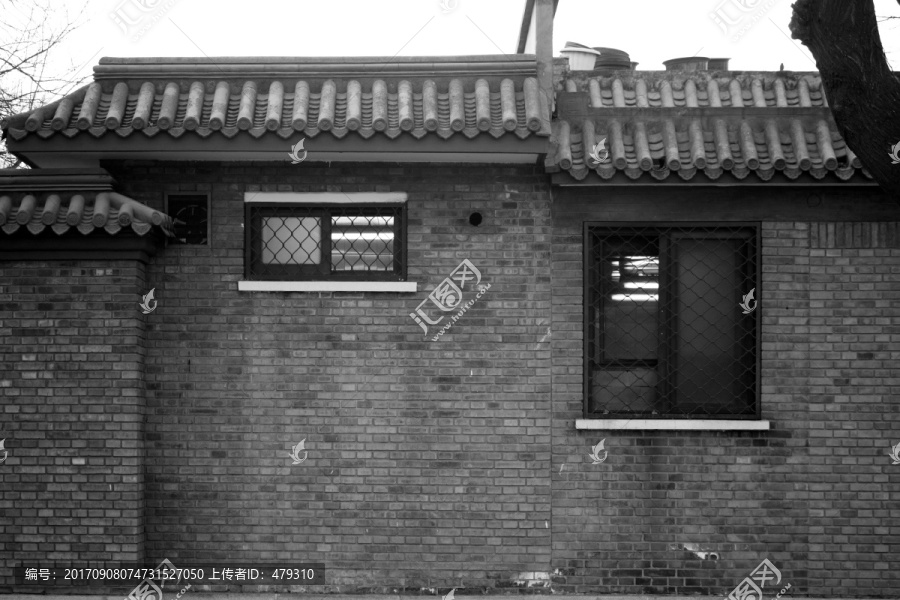 老北京,黑白照片,北京风光