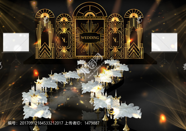 黑金盖茨比婚礼