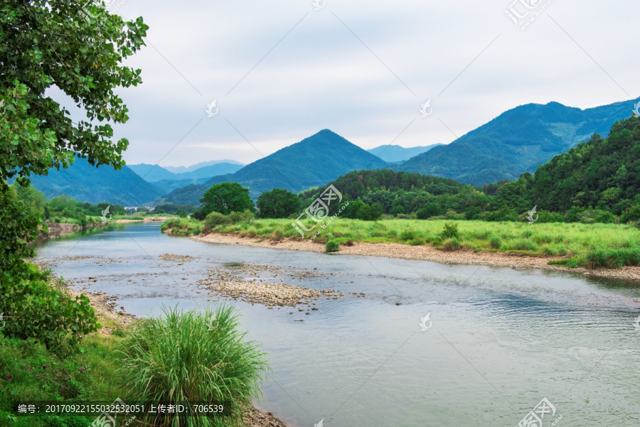 山水风光,古堰画乡,山峦