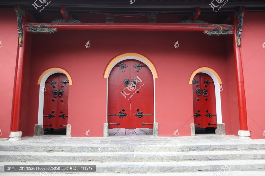红门,青石台阶