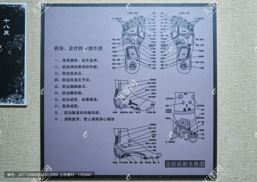 足部反射全息图,高清大图