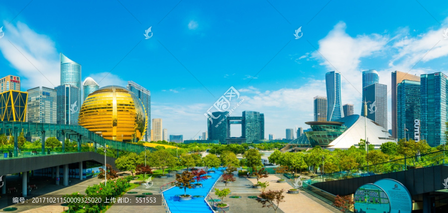 钱江新城全景
