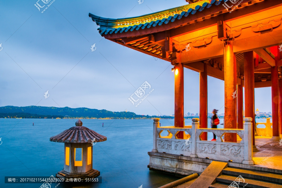 杭州西湖夜景