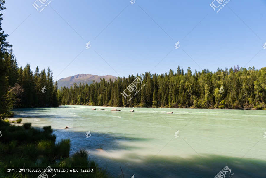 新疆风景,额尔齐斯河