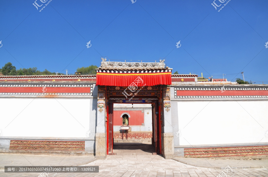 藏式院门