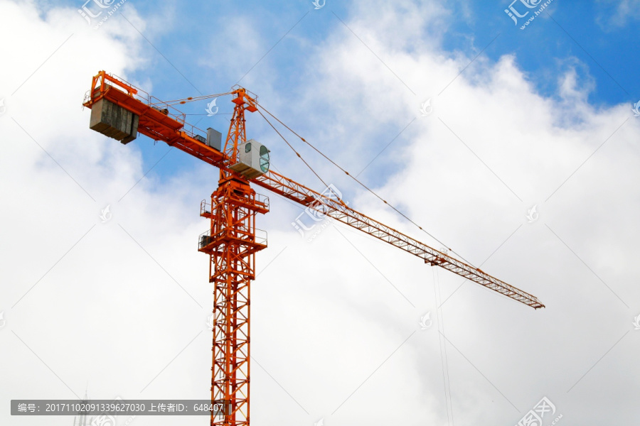 塔吊,吊车,建筑,建设,施工