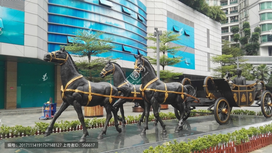 广州马车雕塑