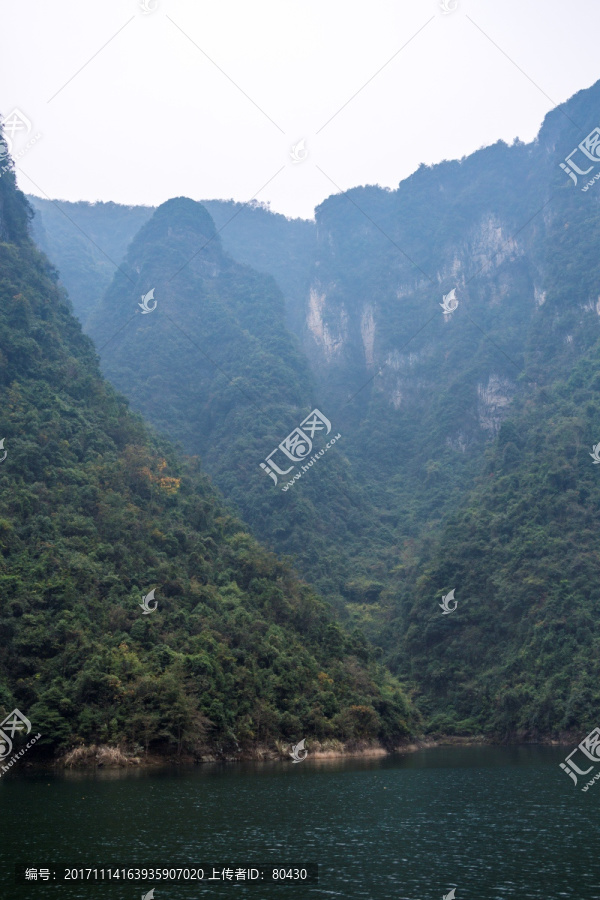 长江峡谷风光,远山,意境山水