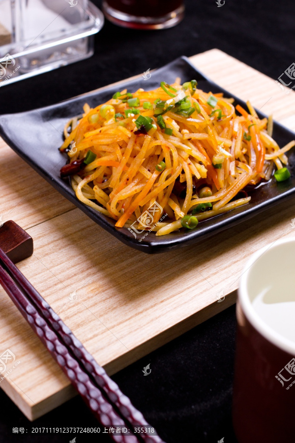 土豆,土豆丝,炒三丝,炝土豆