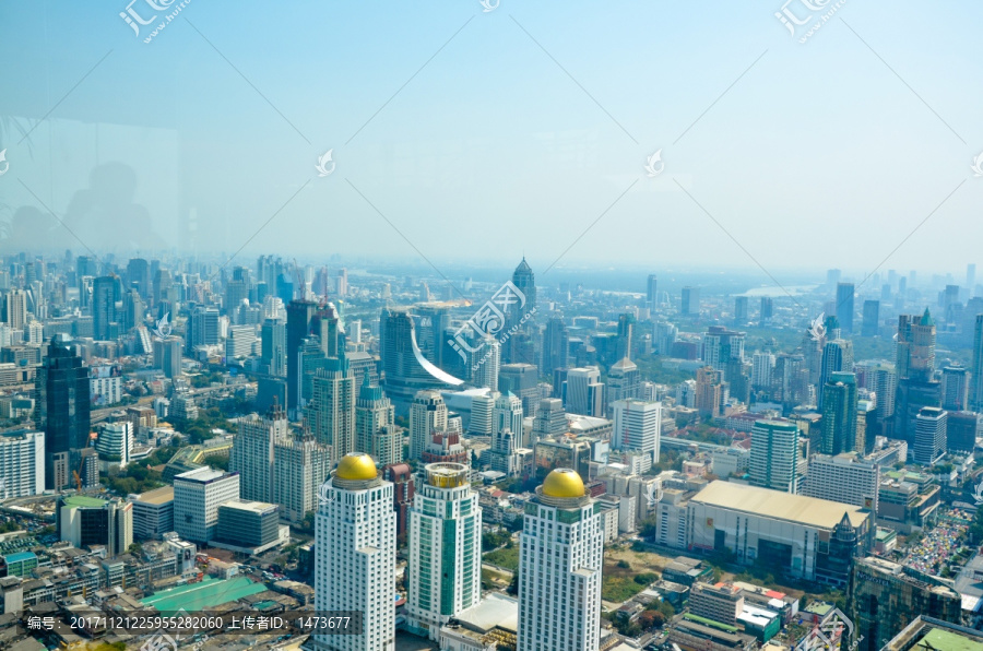 曼谷市区风景,曼谷鸟瞰