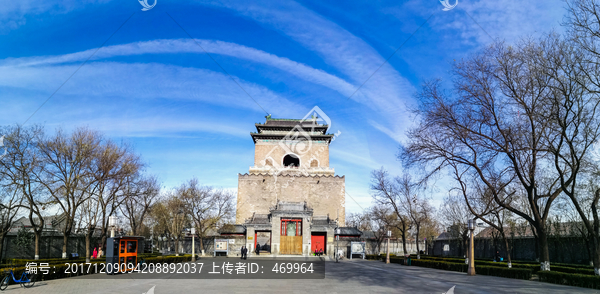北京钟楼全景