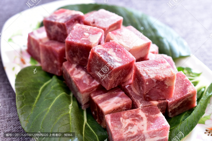 牛腩,牛肉,切,板,牛排,新