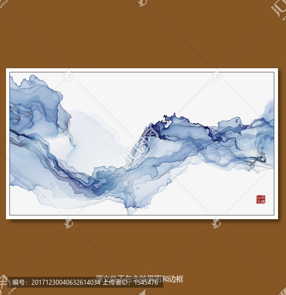 新中式水墨抽象装饰画