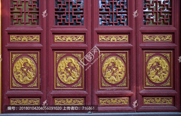 格扇门,护国兴教寺