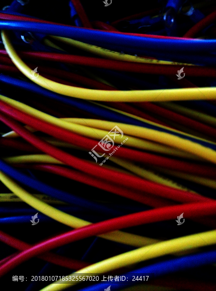 红黑色电源线连接线