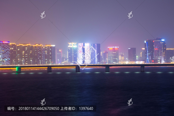 钱江新城夜景