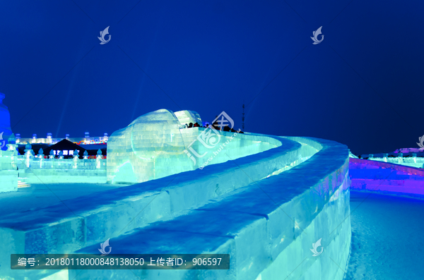 冰雪大世界,冰雕,冰景,冰建筑