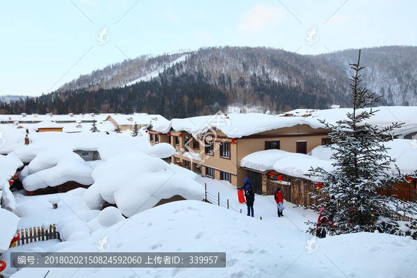 雪乡全景,中国雪乡,雪乡