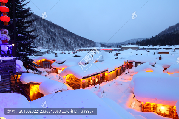 雪乡全景,中国雪乡,雪乡