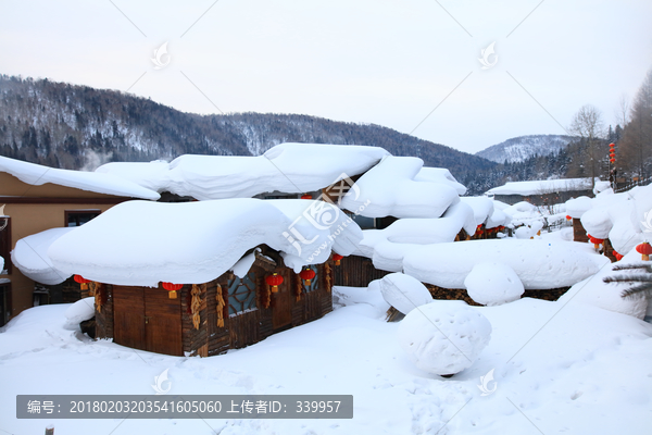 雪乡全景,中国雪乡,雪乡