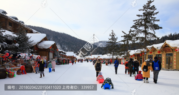 雪乡全景,中国雪乡,雪乡