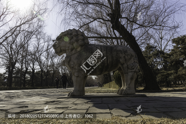 十三陵总神道石像生狮子