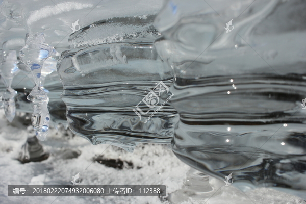晶莹剔透,冰川,溶洞,冰雕,冰