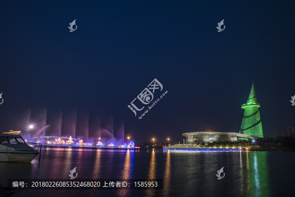 郑州绿博园夜景