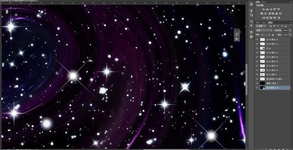 漩涡星空壁纸图案