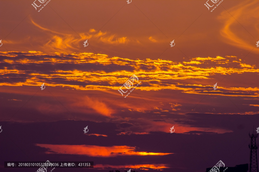 晚霞天空