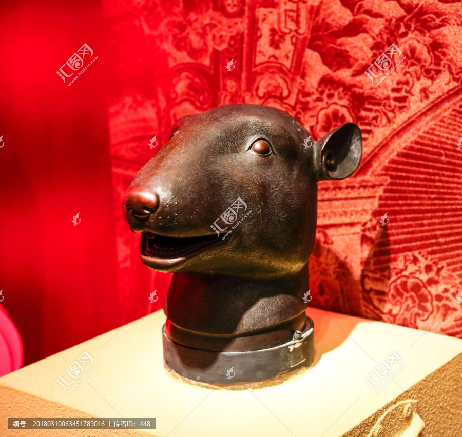 圆明园鼠首,十二生肖兽首铜像