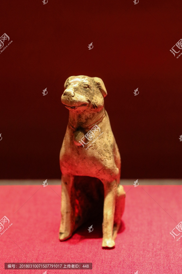 唐代陶坐犬,唐代陶犬