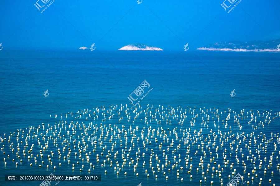 海边,,海上养殖场