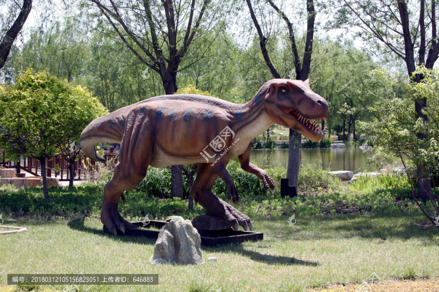 恐龙,雕塑