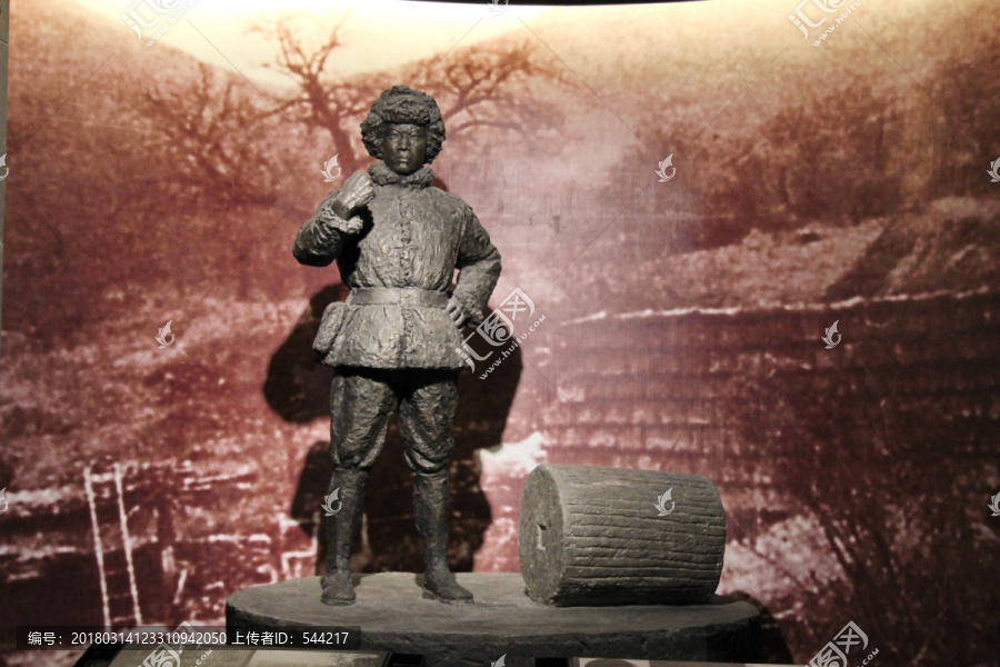 东北抗日日联军军战战士雕像