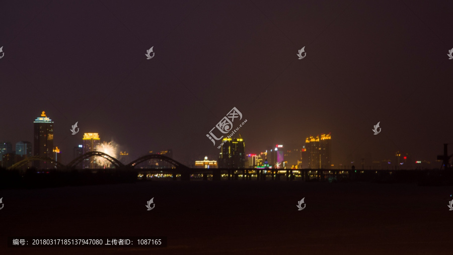 哈尔滨夜景灯光