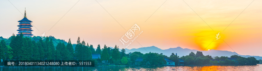 雷峰夕照