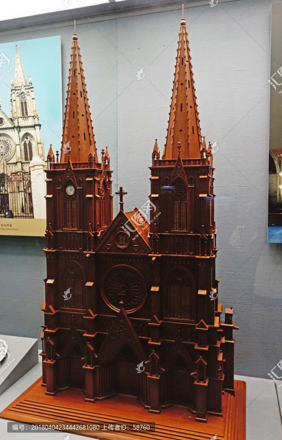 石室教堂模型