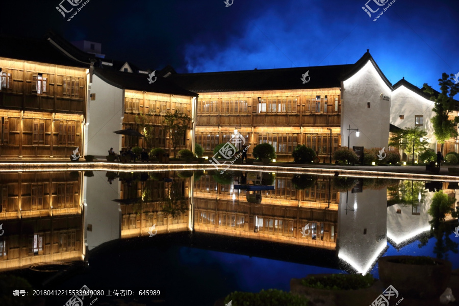 梦想小镇夜景