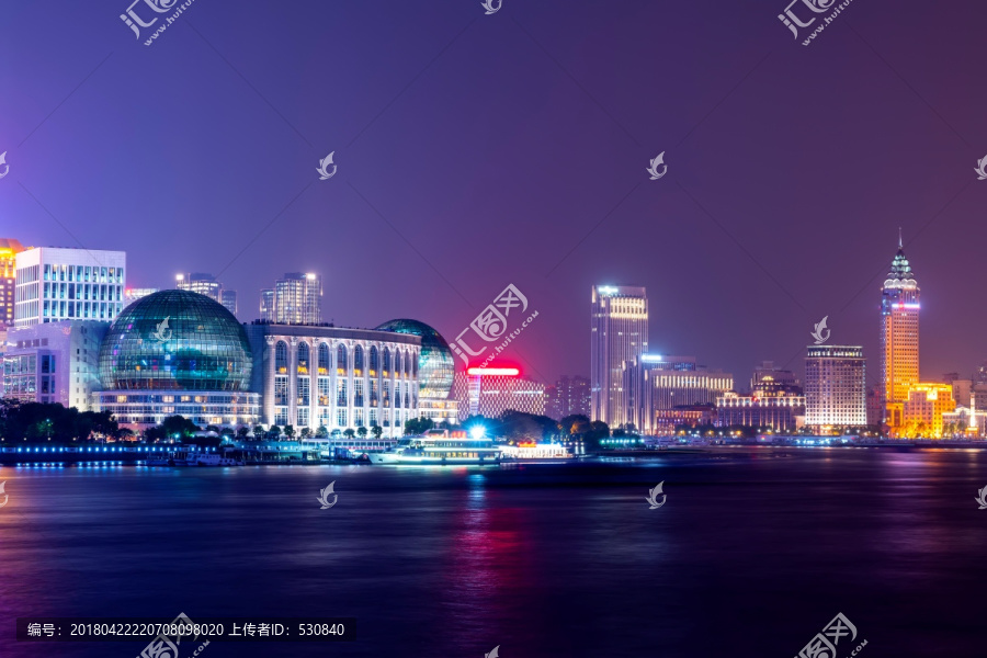 上海外滩夜景,大画幅