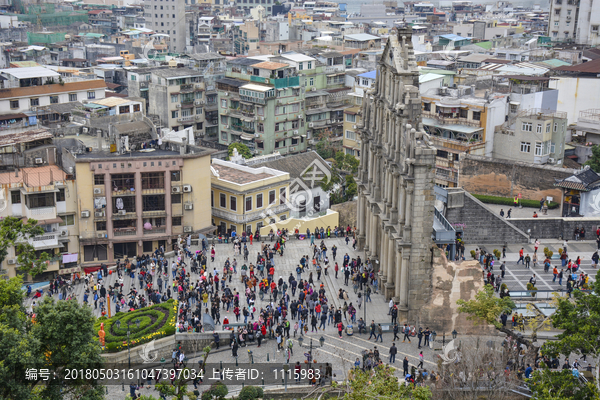 澳门老建筑,澳门大三巴牌坊