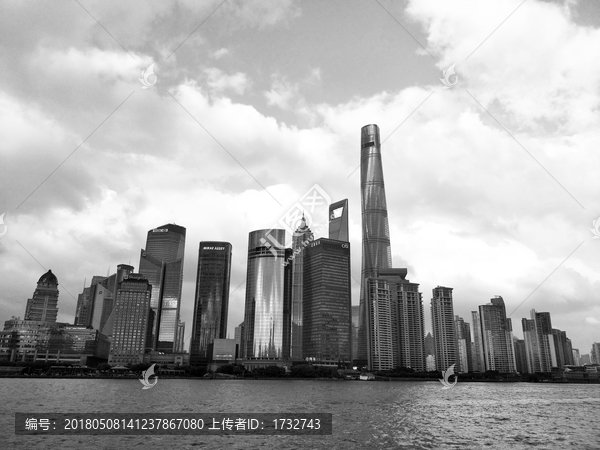 上海城市印象建筑视觉黑白艺术