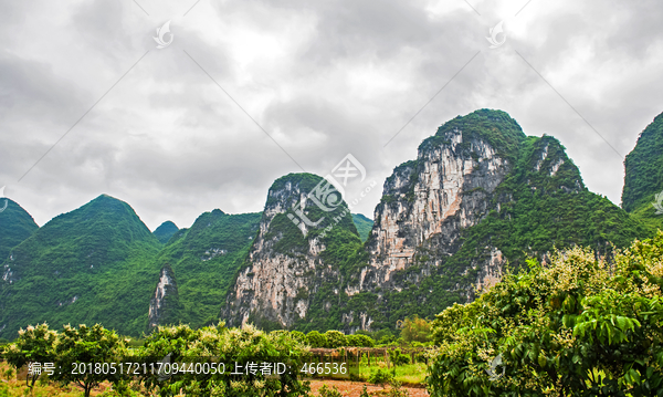 桂林山水,杨堤,浪石村