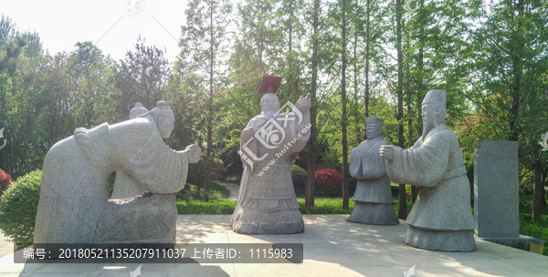秦始皇东巡琅琊台雕塑