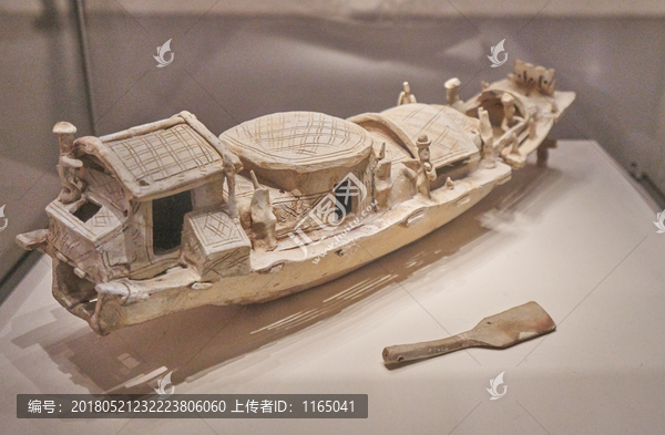 东汉陶船,高清大图